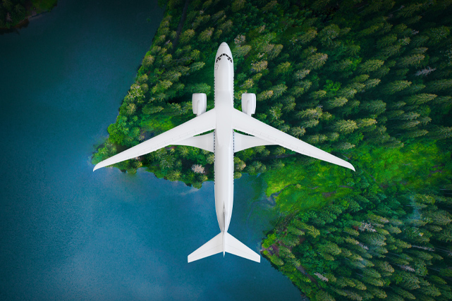 هواپیما در ارتفاعات بالا ممکن است بر افزایش تولید گازهای گلخانه‌ای تاثیر بگذارد.